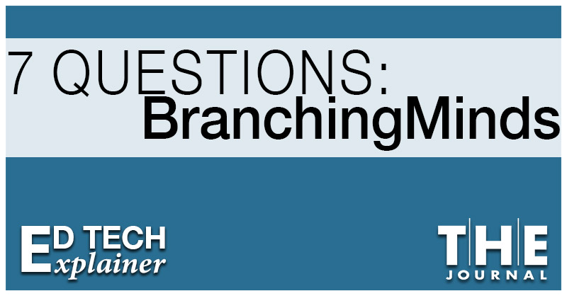 Logo for 7 Questions Ed Tech Explainer series featuring Branching Minds CEO Maya Gat