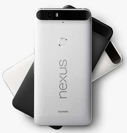 The Google Nexus 6P features an eight-core, 2 GHz processor and WQHD display.