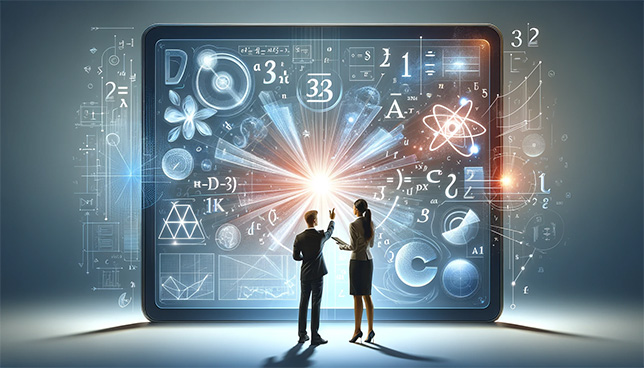 digital rendering of mathematics education