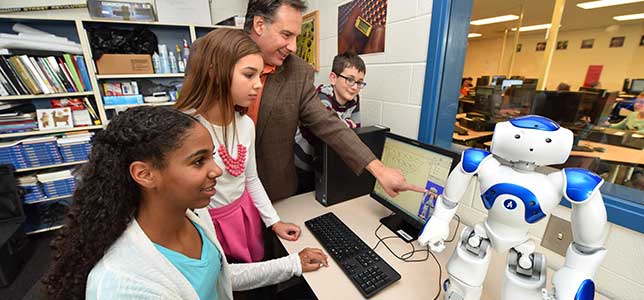 Teaching STEM Skills with NAO Robots